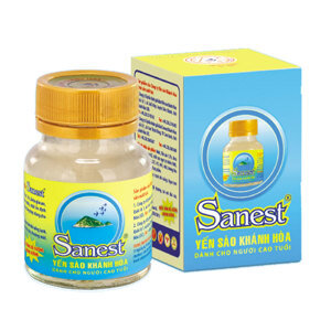 Nước yến sào Khánh Hòa Sanest không đường dành cho người cao tuổi 70ml