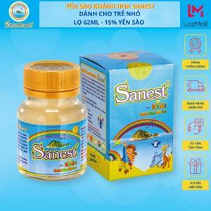 Nước yến sào Sanest Khánh Hòa cho trẻ em hủ 62ml - Thùng 60 lọ