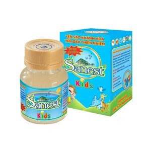 Nước yến sào Sanest Khánh Hòa cho trẻ em hủ 62ml - Thùng 60 lọ