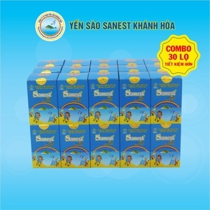 Nước yến sào Sanest Khánh Hòa cho trẻ em hủ 62ml - Thùng 60 lọ