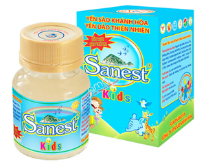 Nước yến sào Sanest Khánh Hòa cho trẻ em hủ 62ml