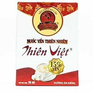 Nước yến sào Thiên Việt có đường – Hộp 70ml