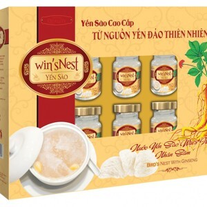 Nước yến sào Win'sNest nhân sâm (6 Lọ x 70 ml / Hộp)