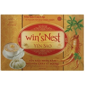 Nước yến sào Win'sNest nhân sâm (6 Lọ x 70 ml / Hộp)