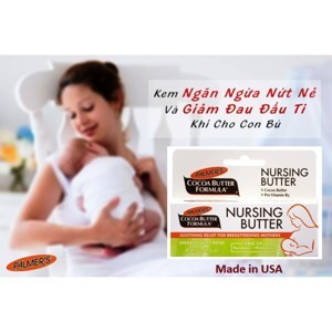 Kem ngăn ngừa nứt nẻ và giảm đau đầu ti khi cho con bú Nursing Butter 30 gr