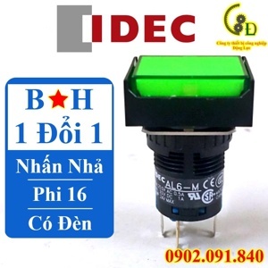 Nút nhấn có đèn Idec Izumi AL6H-M14GC