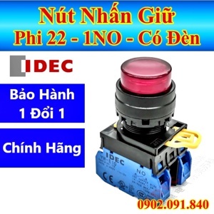 Nút nhấn có đèn IDEC YW1L-A2E10QM3R