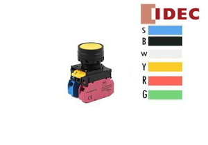 Nút nhấn có đèn loại nhấn giữ Idec Izumi YW1L-MF2E01Q4R