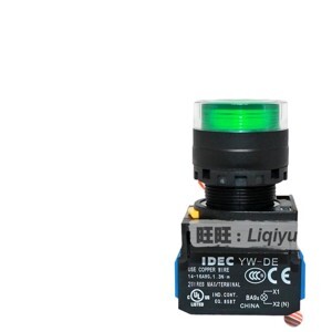 Nút nhấn có đèn loại nhấn nhả Idec Izumi YW1L-MF2E10Q4G