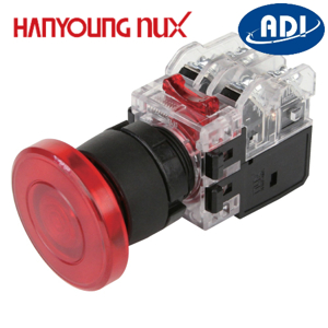 Nút nhấn dù Hanyoung MRA-TM1D0, 22mm