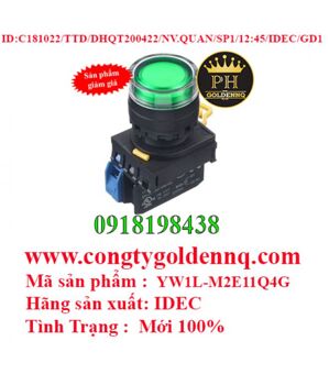 Nút nhấn Idec Izumi YW1L-M2E11Q4G