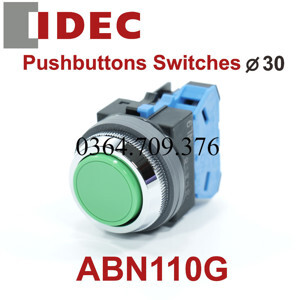 Nút nhấn loại nhấn nhả Idec Izumi ABN110G