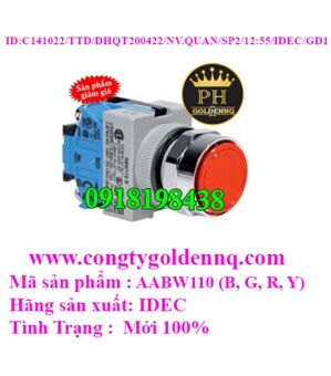 Nút nhấn nhả Idec ABW110