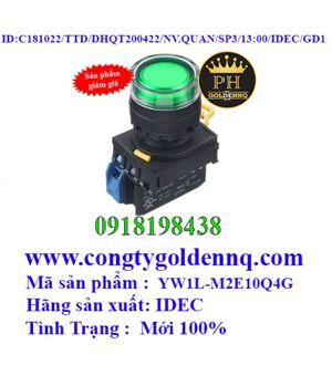 Nút nhấn nhả IDEC YW1L-M2E10Q4G