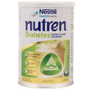 Sữa bột Nestle Nutren Diabetes - hộp 400g (dành cho người bị bệnh đái tháo đường)