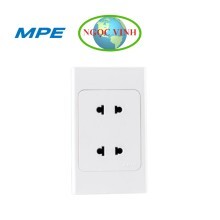 Ổ cắm 2 chấu đế liền A20US2N