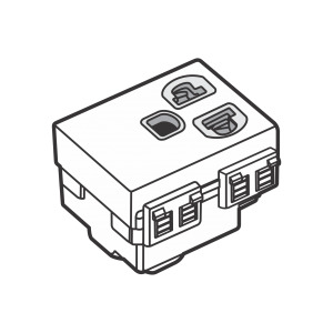 Ổ cắm 3 chấu Sino S18CCUE