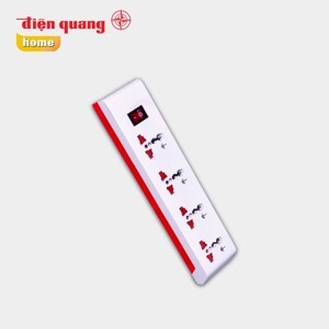 Ổ cắm 4 lỗ 3 chấu dây 2m Điện Quang ĐQ ESK 2W OA104A 2500W