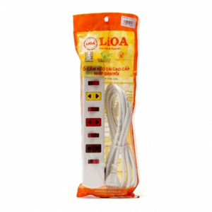 Ổ cắm Lioa 4SOF5 (4SOF5W) - 3mx2