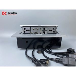 Ổ cắm âm bàn họp Desktop Socket Tenko TK-AS02DN