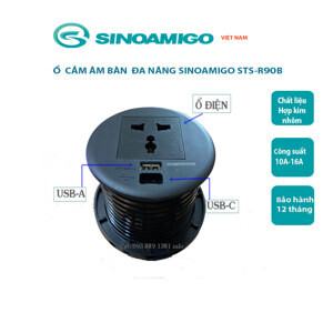 Ổ cắm âm bàn Sino Amigo STS-R90