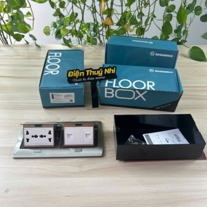 Ổ cắm âm sàn đôi SINO Amigo SPU-52S