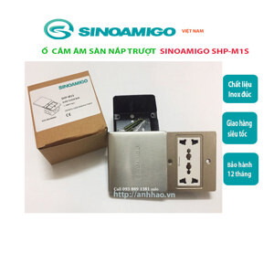 Ổ cắm âm sàn nắp trượt Sino Amigo SHP-M1S