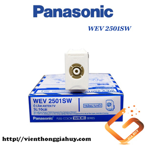 Ổ cắm anten TV Panasonic WEV2501SW