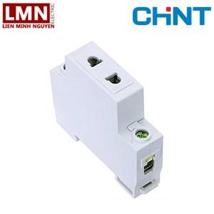 Ổ cắm cài thanh ray 2 chấu Chint AC30-103