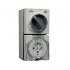 Ổ cắm có công tắc Schneider IP66 S56C532GY