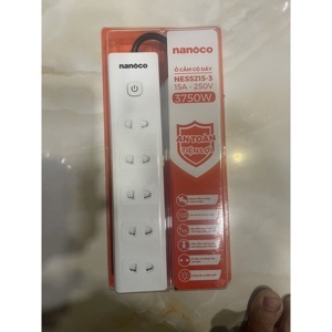 Ổ cắm có dây Nanoco Panasonic NES5215-3