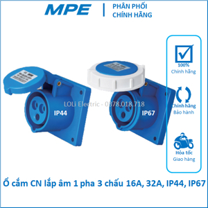 Ổ cắm cố định MPE MPN-3232