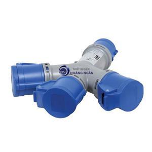 Ổ cắm công nghiệp có công tắc 16A-3P-230V-6H-IP44