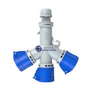 Ổ cắm công nghiệp có công tắc 16A-3P-230V-6H-IP44