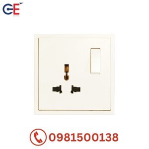 Ổ cắm đa tiêu chuẩn kèm công tắc Simon 701089