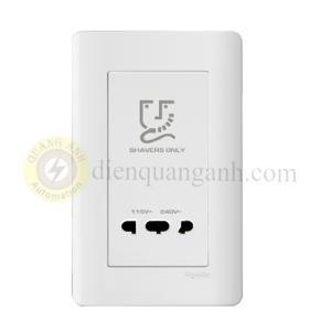 Ổ cắm dao cạo râu Zencelo Schneider E84T727V-WE