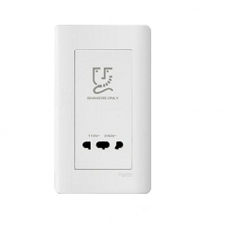 Ổ cắm dao cạo râu Zencelo Schneider A84727_WE