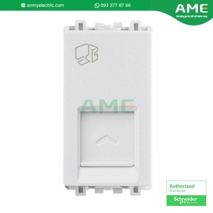 Ổ cắm Data CAT6 Schneider 8431SRJ6V_WE_G19