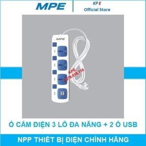 Ổ cắm di động MPE AM3S-2USB