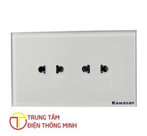 Ổ cắm điện 2 lõi đôi Kawasan SC02