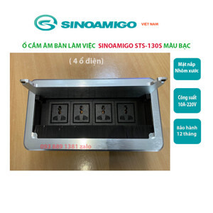 Ổ cắm điện âm bàn Sino Amigo STS-130S