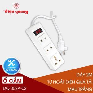 Ổ cắm điện chịu nhiệt Điện Quang ĐQ 002A-02