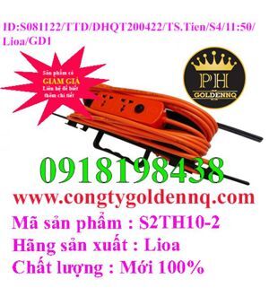 Ổ cắm điện công trường đa năng loại 10m 15A LiOA S2TH10-2