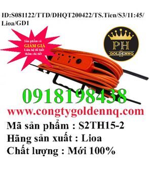 Ổ cắm điện công trường đa năng loại 15m 15A LiOA S2TH15-2