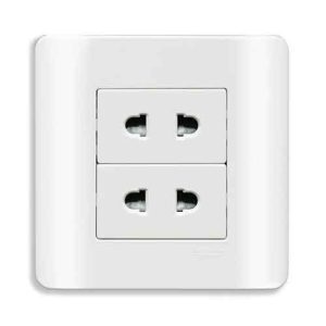 Ổ cắm điện Đôi hai chấu Schneider E84426U2_G19