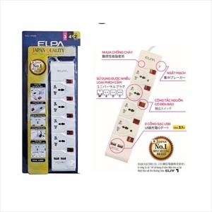 Ổ cắm điện Elpa ESU-VNC53