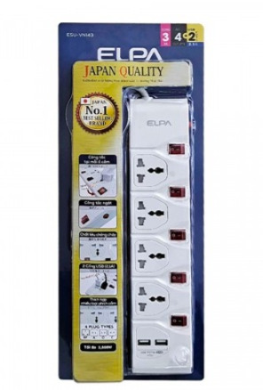 Ổ cắm điện Elpa ESU-VNI43