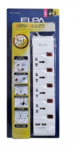 Ổ cắm điện Elpa ESU-VNI43