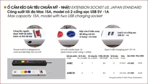 Ổ cắm điện Lioa 4UBCW