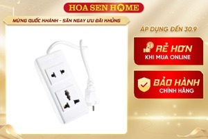 Ổ cắm Điện Quang ĐQ 001A-02-2M